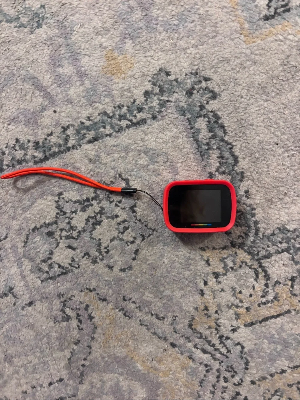 Polaroid Mini Camera in Red and White with Red Wrist Strap